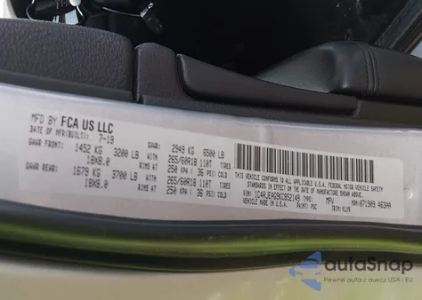 2019 Jeep Grand Cherokee Laredo E 4X2 из США, поврежденный, VIN 1C4RJEAG9KC852149